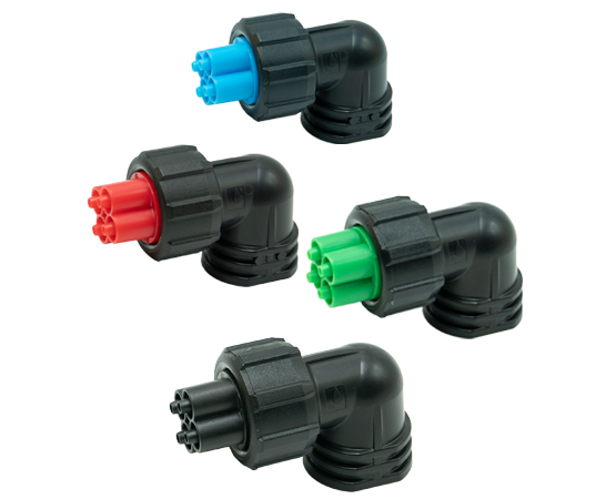 4-Outlet PC Drip Emitter Manifold