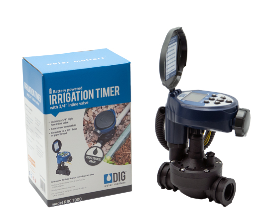RBC 7000 Single Station Battery Operated Timer with 3/4" Inline Valve