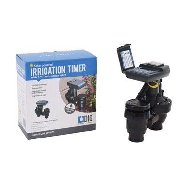 ECO1™ ASV Single Station solar Powered Controller with 3/4" Anti-Siphon Valve