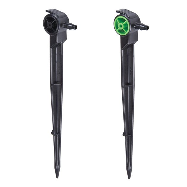 Pressure Compensating Dripper on Stake