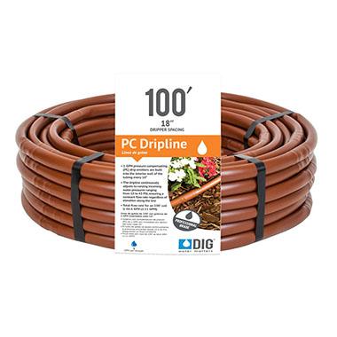 1/2" PC Dripline, brown